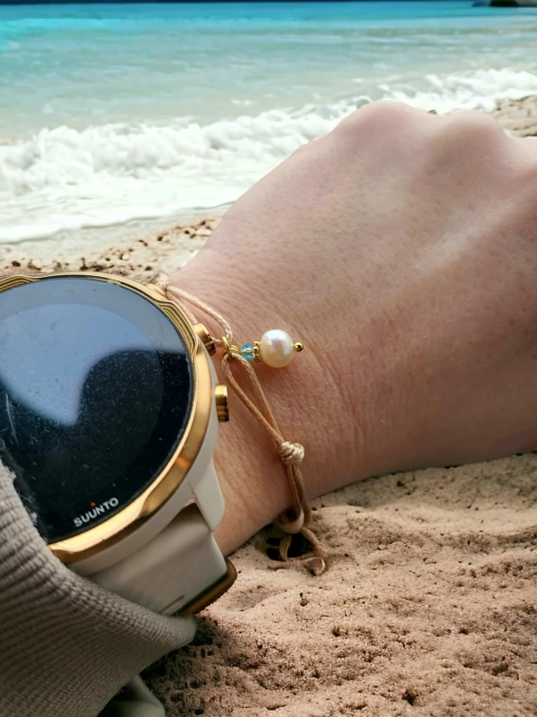 Bransoletka sznurkowa Moja Perła