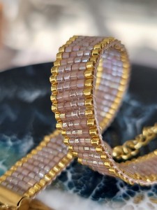 Bransoletka tkana Piasek Pustyni