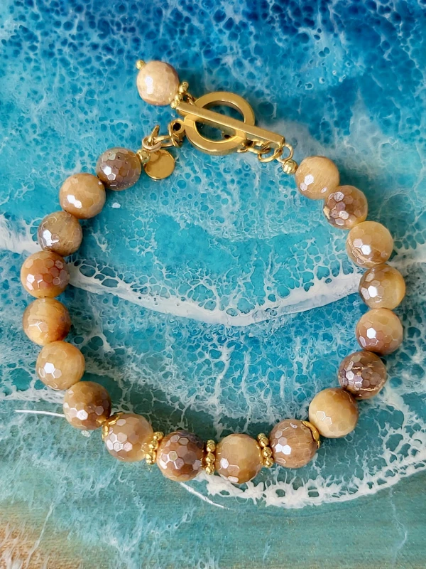 Bransoletka z kamieni słonecznych Zachwyt
