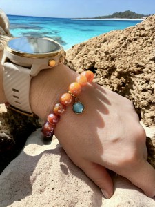 Bransoletka z agatów Lato