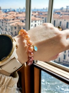 Bransoletka z agatów Lato