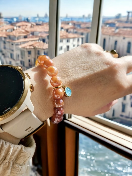 Bransoletka z agatów Lato