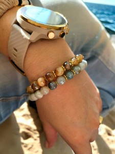 Bransoletka z kamieni słonecznych Zachwyt Brąz