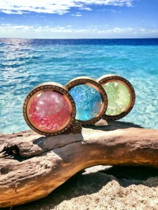 Medalion morski różowe złoto N8