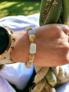 Bransoletka z kamieni Lazur