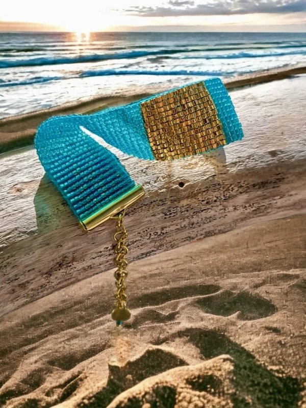 Bransoletka tkana Las