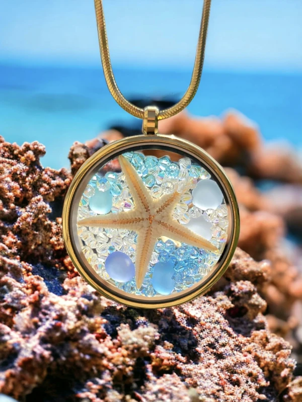 Duży medalion Rozgwiazda złoty Edycja Limitowana