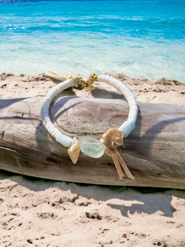 Bransoletka z muszli Morska Bryza