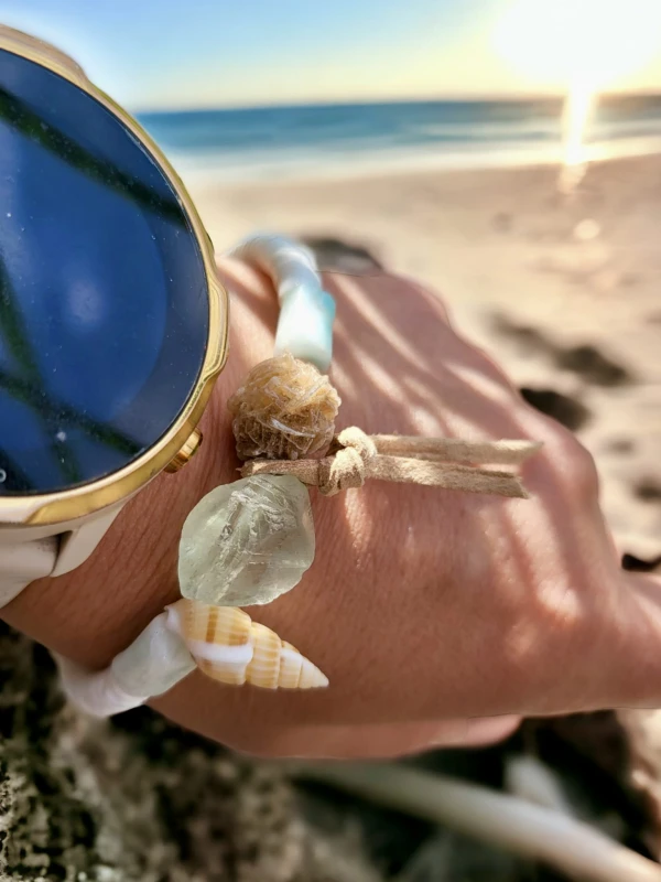 Bransoletka z muszli Morska Bryza