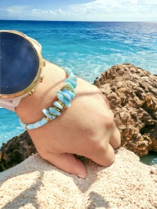 Bransoletka z larimarem Karaiby