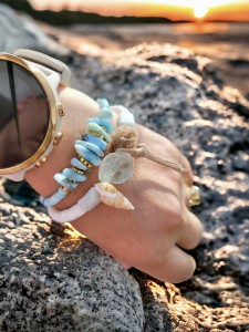 Bransoletka z larimarem Karaiby