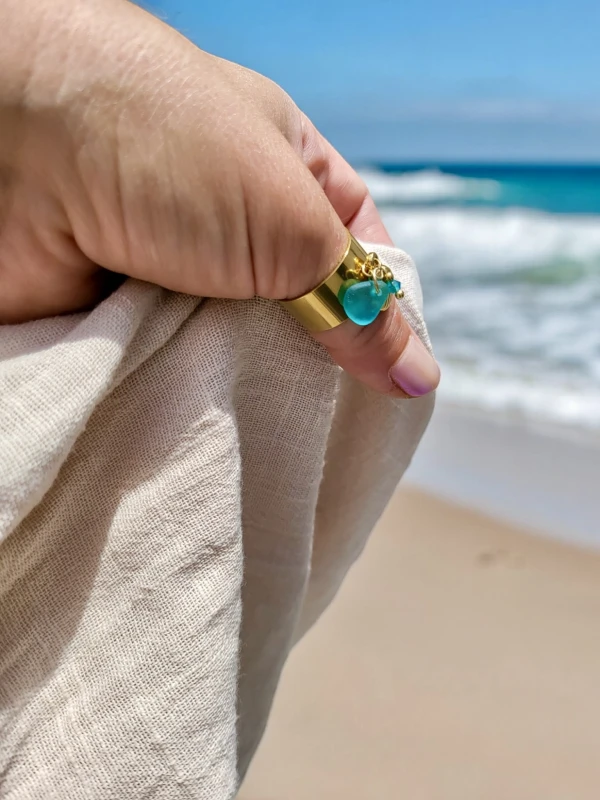 Morski pierścionek Lucky Edycja Limitowana