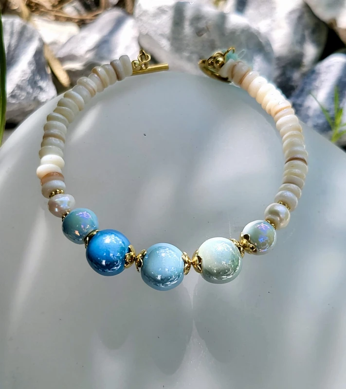 Bransoletka z perłami Bryza