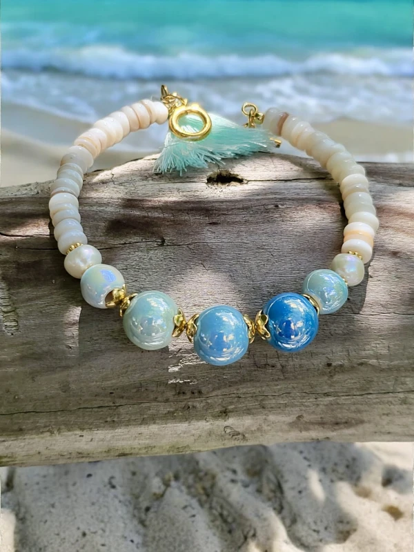 Bransoletka z perłami Bryza