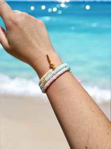 Bransoletka trzyrzędowa Lato