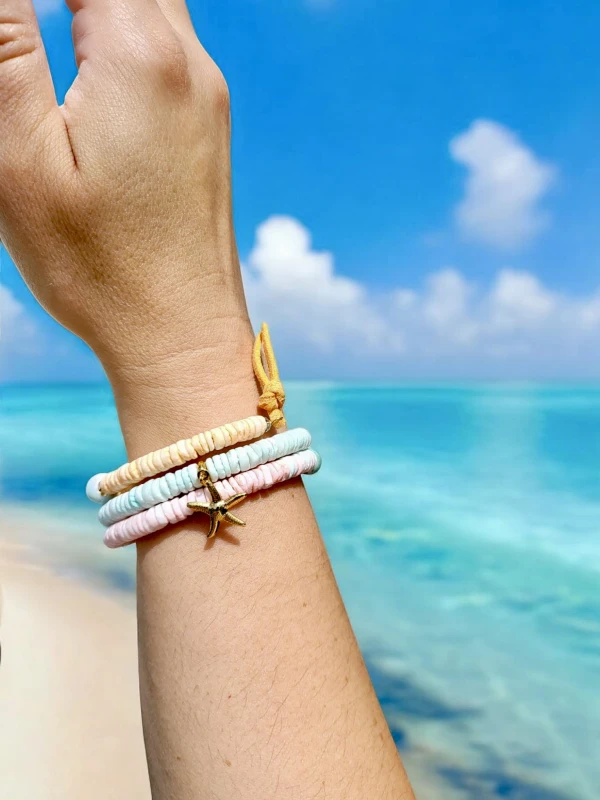 Bransoletka trzyrzędowa Lato