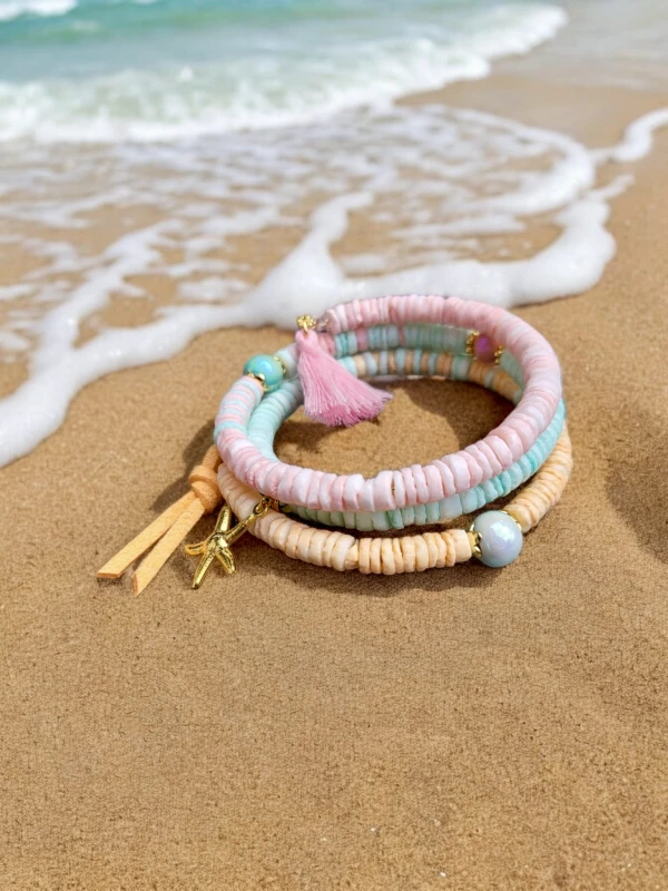 Bransoletka trzyrzędowa Lato