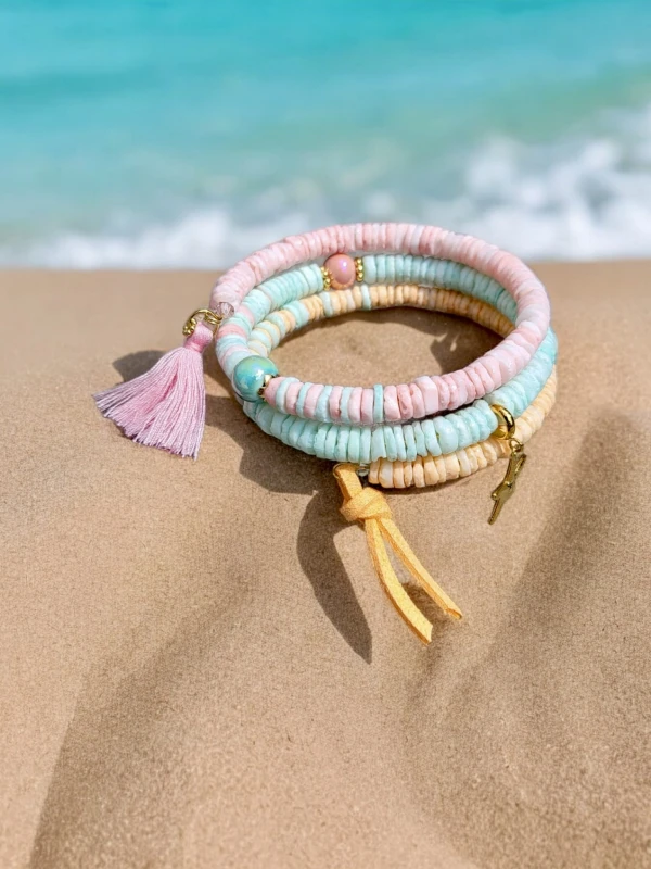 Bransoletka trzyrzędowa Lato