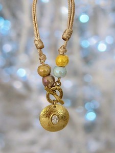 Bransoletka sznurkowa z zawieszką Dusza