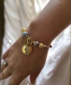 Bransoletka sznurkowa z zawieszką Dusza