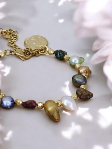 Bransoletka z Masą Perłową „Zorza”