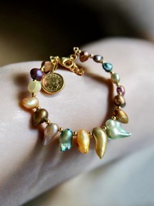 Bransoletka z Masą Perłową „Zorza”