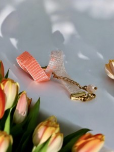 Bransoletka tkana z naturalną perłą – Flaming